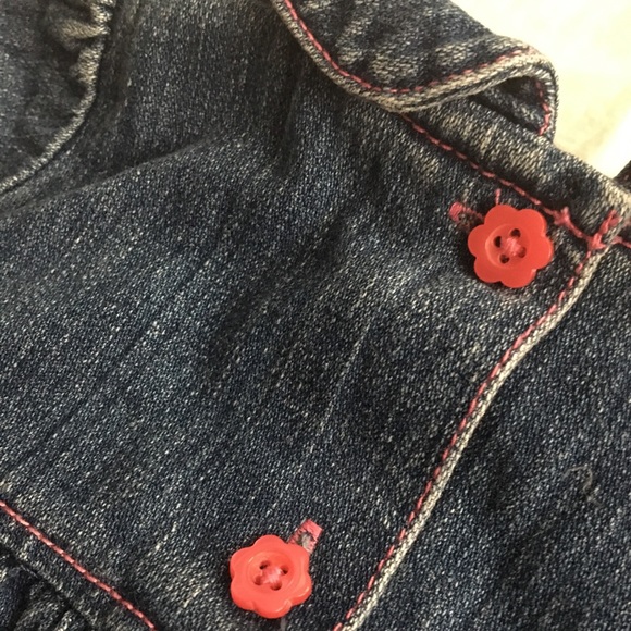 Hanna Andersson Denim Appliqué Dress 60 3-6 months - Picture 3 of 5
